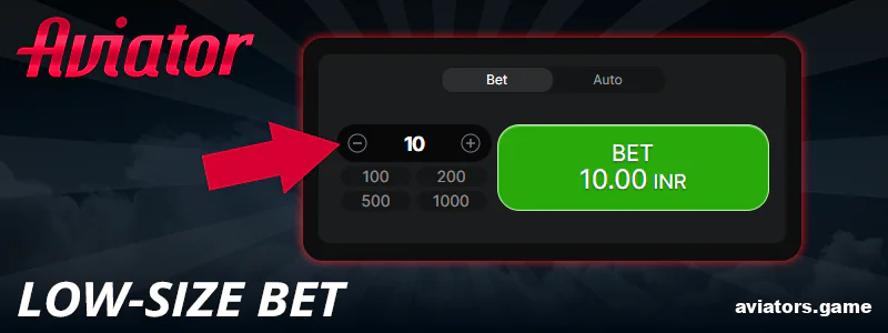 Small Bet Strategy for Indian Aviator players